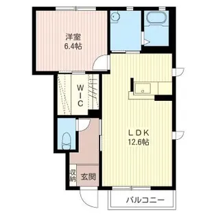 ボヌール A館【1階】の間取り