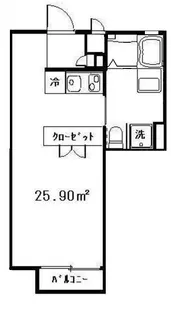 アコールティセラ初台【3階】の間取り