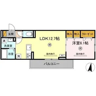 イルマーレ【3階】の間取り