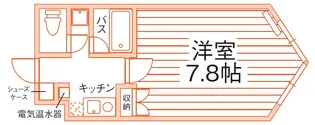 学生会館ユニエトワール函館【3階】の間取り