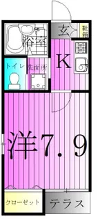 セレコート町屋【1階】の間取り