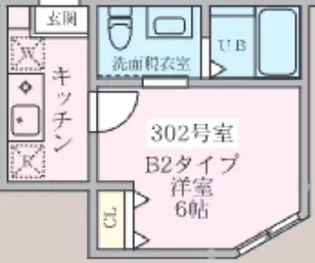 Rivera Bloom横浜【3階】の間取り
