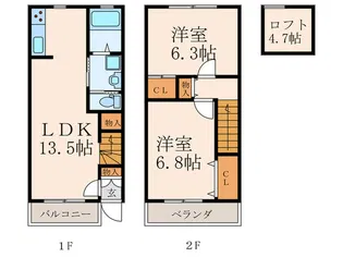 ボナソルテの間取り