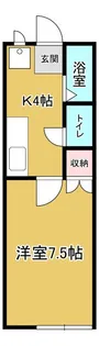 メゾン山内【2階】の間取り