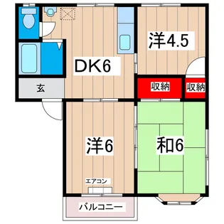 3DKの間取り画像