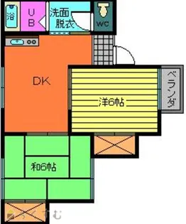 メゾン・サンレイクC【1階】の間取り