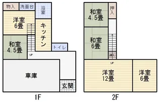 新潟県小千谷市上ノ山1【一戸建】の間取り