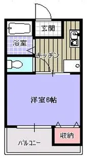 コーポ菅野【2階】の間取り