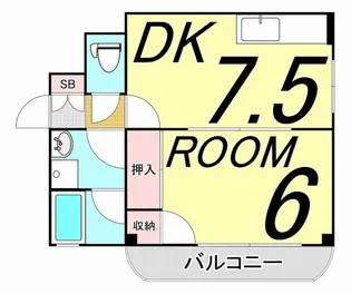 広島県広島市中区千田町3【マンション】の間取り