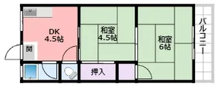 貴船マンション【1階】の間取り