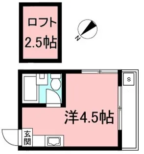 シャトー代田橋【2階】の間取り