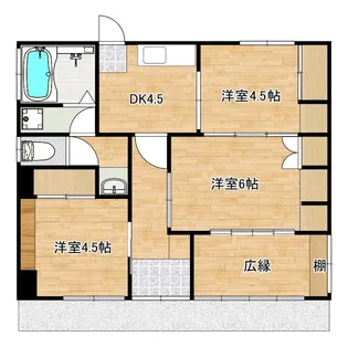 鹿児島県鹿児島市日之出町【一戸建】の間取り