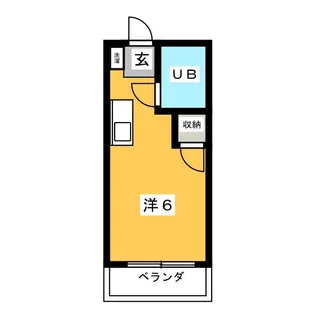 ユースコーポ北谷【2階】の間取り