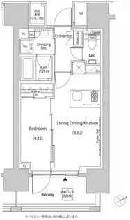 ザ・パークハビオ目白タワー【2階】の間取り