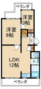 渚マンション【3階】の間取り