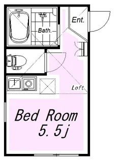ユナイト保土ヶ谷エル・エスコリアル【2階】の間取り