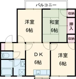 3DKの間取り画像