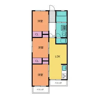 池上住宅【2階】の間取り