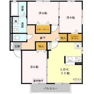 Paseo I【2階】の間取り