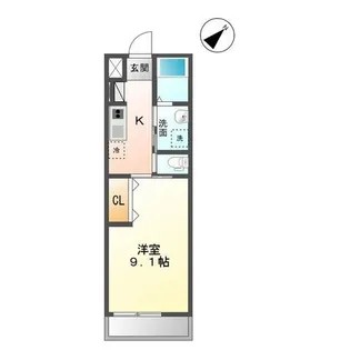 ブルーム【2階】の間取り