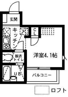 フェリーチェ上祖師谷【2階】の間取り