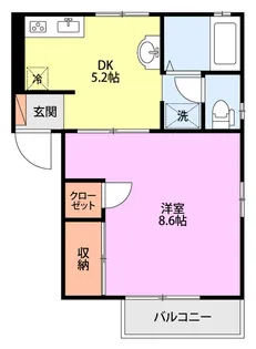 マイネル【2階】の間取り