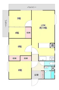 朝倉店舗【2階】の間取り