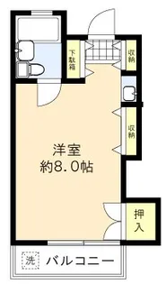 あきる野ハイツ【1階】の間取り