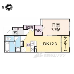 グランド萩ヶ丘2【1階】の間取り