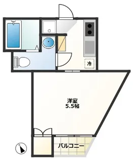 ブラウンコートII【1階】の間取り