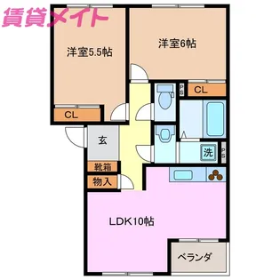 エルハイム【2階】の間取り
