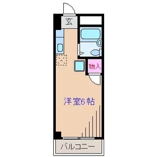 1Rの間取り画像