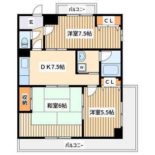 リンドプレジオ【3階】の間取り