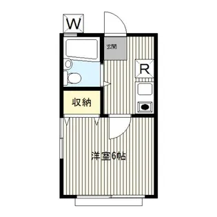 1Kの間取り画像