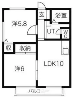 神奈川県川崎市麻生区岡上3【アパート】の間取り