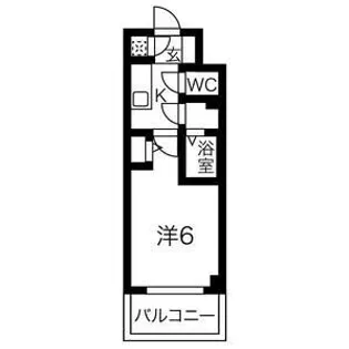 エスリードレジデンス大阪天王寺【14階】の間取り