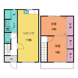 愛知県豊橋市柱八番町【一戸建】の間取り