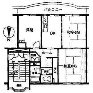 椿ハイツ【2階】の間取り