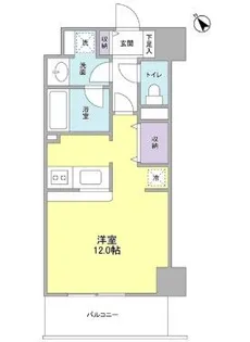 TKフラッツ渋谷【7階】の間取り