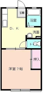 メゾンアイリス【1階】の間取り