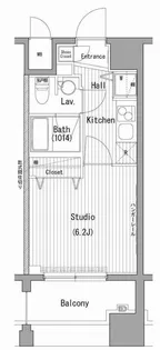 神奈川県横浜市中区富士見町【マンション】の間取り