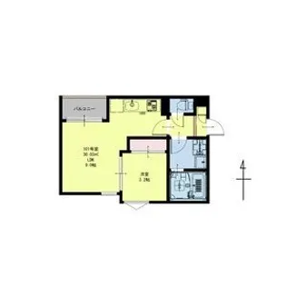 REGALEST泉中央【1階】の間取り