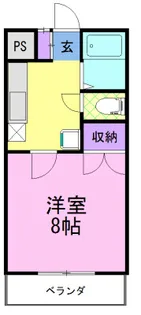 リバティー高橋【2階】の間取り