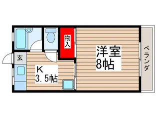 ベルハイム【1階】の間取り