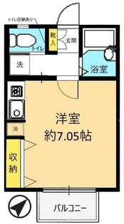 フォレスト西小山【1階】の間取り