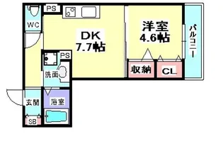 LaLa錦が丘【1階】の間取り