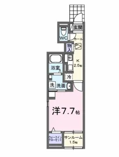 広島県東広島市西条町寺家【アパート】の間取り