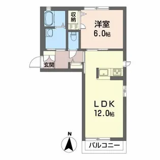 フランシーズ【1階】の間取り