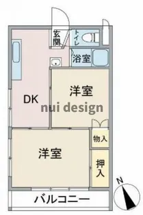 東京都世田谷区下馬2【マンション】の間取り