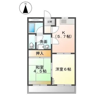 ダンサプリメーロ【2階】の間取り